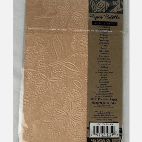 2 NEW Packs Provo Craft Mini Scraps Golds Pastels Paper Passports Scrapbooking - Picture 4 of 4